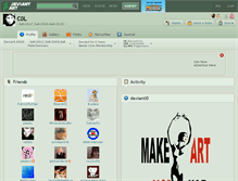Tablet Screenshot of c0l.deviantart.com