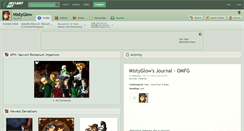Desktop Screenshot of mistyglow.deviantart.com