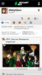 Mobile Screenshot of mistyglow.deviantart.com