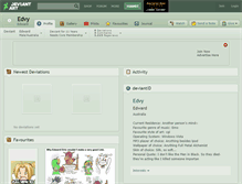 Tablet Screenshot of edvy.deviantart.com