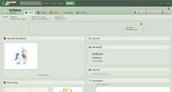 Desktop Screenshot of dulliante.deviantart.com