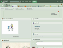 Tablet Screenshot of dulliante.deviantart.com