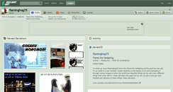 Desktop Screenshot of flaminghog35.deviantart.com