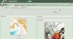 Desktop Screenshot of luana.deviantart.com