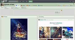 Desktop Screenshot of defender-of-faith.deviantart.com