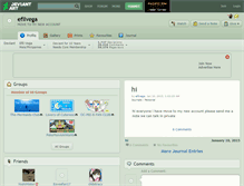 Tablet Screenshot of efilvega.deviantart.com