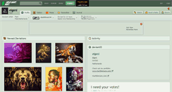 Desktop Screenshot of eigeni.deviantart.com