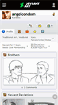 Mobile Screenshot of angelcondom.deviantart.com