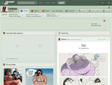 Tablet Screenshot of obibobi.deviantart.com