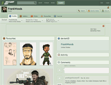 Tablet Screenshot of frankwoods.deviantart.com