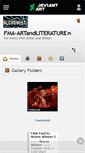 Mobile Screenshot of fma-artandliterature.deviantart.com