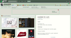 Desktop Screenshot of elementgod.deviantart.com