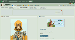 Desktop Screenshot of cecaangyal.deviantart.com