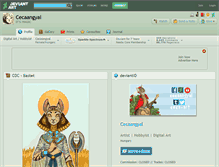 Tablet Screenshot of cecaangyal.deviantart.com