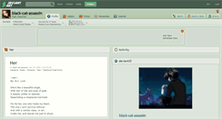Desktop Screenshot of black-cat-assassin.deviantart.com