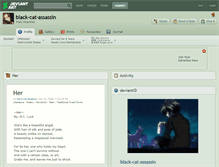 Tablet Screenshot of black-cat-assassin.deviantart.com