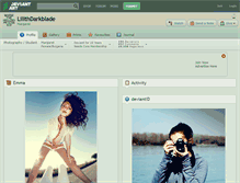 Tablet Screenshot of lilithdarkblade.deviantart.com