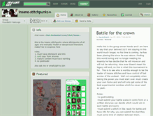 Tablet Screenshot of insane-stitchpunks.deviantart.com