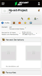 Mobile Screenshot of hp-art-project.deviantart.com