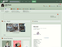 Tablet Screenshot of lady-kyuu.deviantart.com