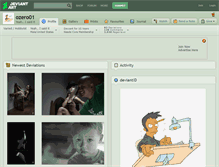 Tablet Screenshot of ozero01.deviantart.com