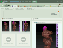 Tablet Screenshot of jackeggs.deviantart.com