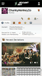 Mobile Screenshot of chunkymonkey2o.deviantart.com