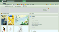 Desktop Screenshot of lueena.deviantart.com