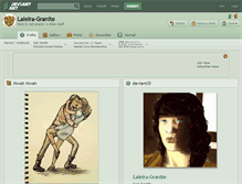 Tablet Screenshot of laleira-granite.deviantart.com