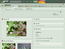 Tablet Screenshot of hibikime.deviantart.com