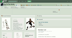 Desktop Screenshot of key-to-the-worlds.deviantart.com