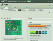 Tablet Screenshot of kitsufox.deviantart.com