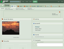 Tablet Screenshot of emmyc.deviantart.com