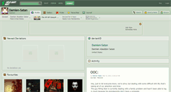 Desktop Screenshot of damien-satan.deviantart.com