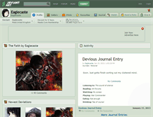 Tablet Screenshot of eaglecaste.deviantart.com