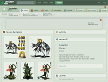 Tablet Screenshot of lasselen.deviantart.com