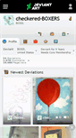 Mobile Screenshot of checkered-boxers.deviantart.com