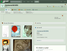 Tablet Screenshot of checkered-boxers.deviantart.com
