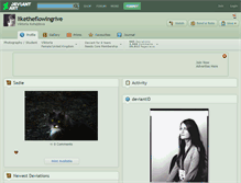 Tablet Screenshot of liketheflowingrive.deviantart.com