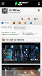 Mobile Screenshot of dw78nov.deviantart.com