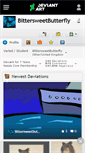 Mobile Screenshot of bittersweetbutterfly.deviantart.com