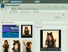 Tablet Screenshot of bittersweetbutterfly.deviantart.com