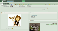 Desktop Screenshot of hallies-comet.deviantart.com