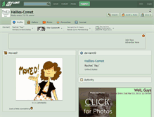 Tablet Screenshot of hallies-comet.deviantart.com