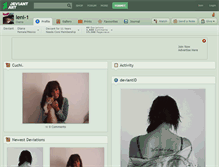 Tablet Screenshot of leni-1.deviantart.com