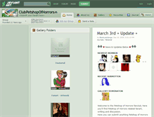 Tablet Screenshot of clubpetshopofhorrors.deviantart.com