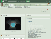 Tablet Screenshot of p-tecker.deviantart.com