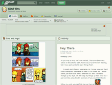Tablet Screenshot of gimli-kins.deviantart.com