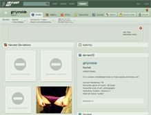 Tablet Screenshot of girlyinside.deviantart.com
