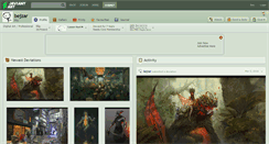 Desktop Screenshot of bejzar.deviantart.com